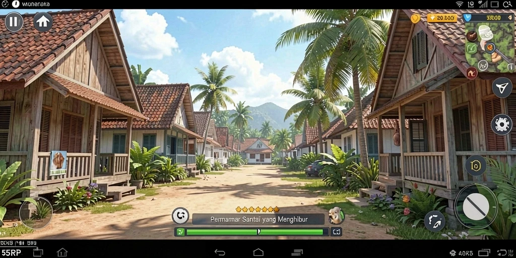 Tampilan gameplay 55RP yang menarik dan mengasyikkan.