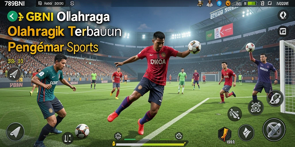 Screenshot gameplay seru 789BNI menampilkan aksi olahraga yang mendebarkan.