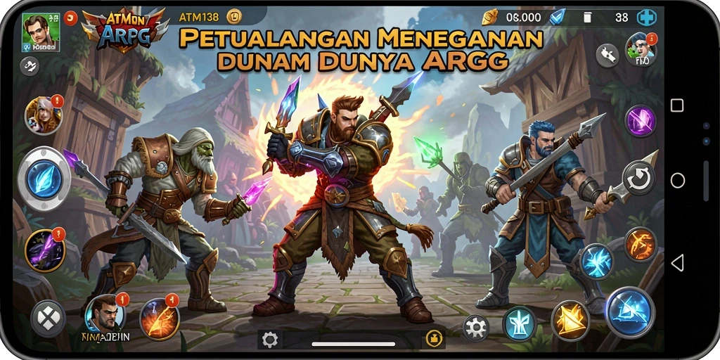 Gameplay menegangkan di dunia fantasi ARPG.