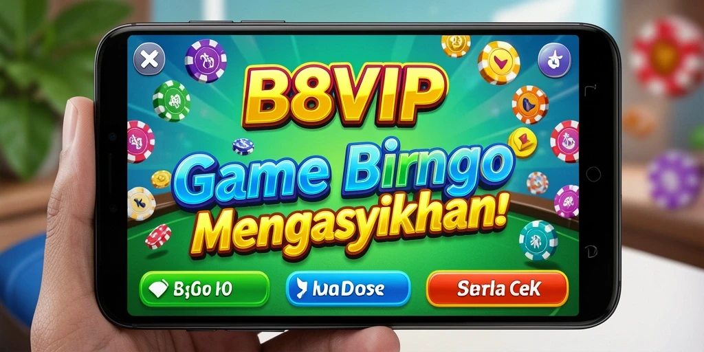 Tampilan menarik dari gameplay Bingo di B8VIP.