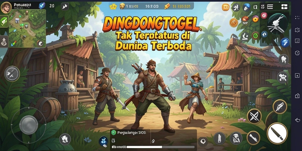 Tangkapan layar gameplay DINGDONGTOGEL yang menampilkan petualangan seru di dunia terbuka.