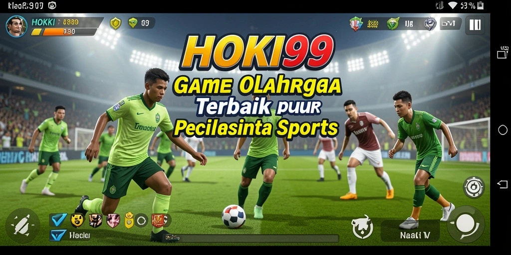 Tangkapan layar utama HOKI99 menampilkan aksi olahraga yang mendebarkan.