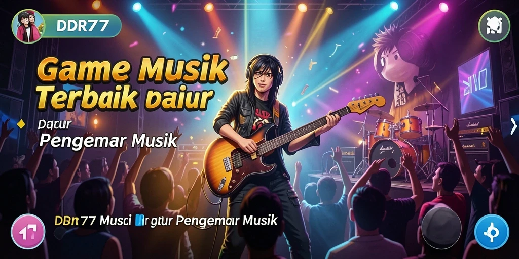 Screenshot IDR77 menampilkan gameplay seru dan interaktif dengan berbagai lagu.