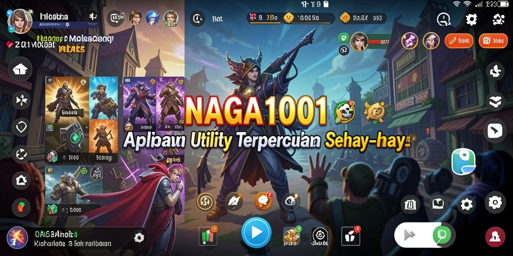 Tampilan antarmuka aplikasi NAGA1001 yang memberi kemudahan dalam penggunaan utility.