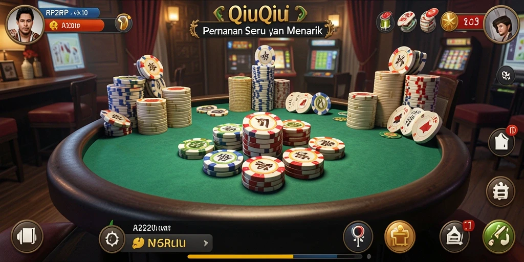Screenshot utama RP62RP menampilkan gameplay seru QiuQiu.