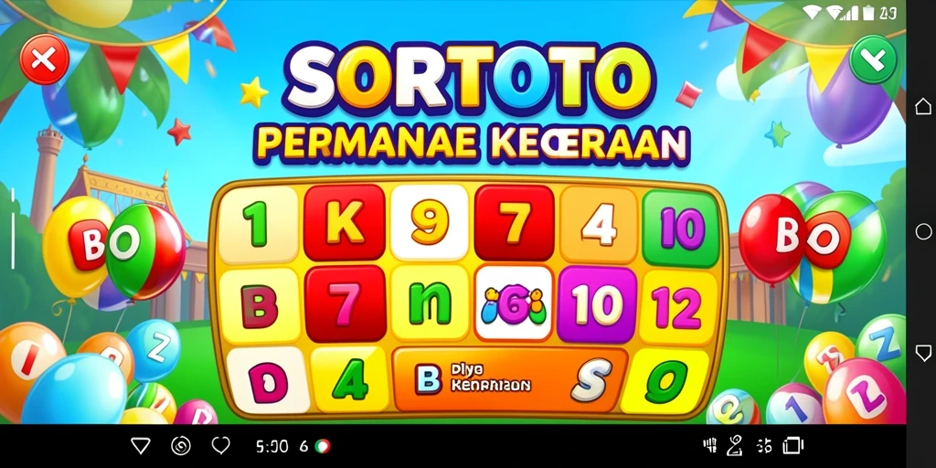 Tampilan menarik dari gameplay Bingo di SORTOTO.