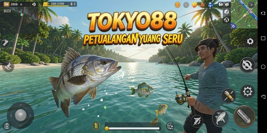 Gameplay memancing yang mendebarkan di TOKYO88.